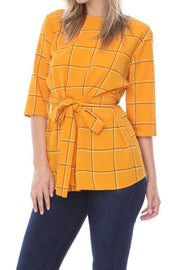 Checker Print Tunic - EvrySeason