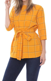 Checker Print Tunic - EvrySeason