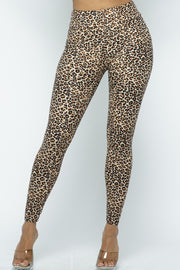 XL Leopard Print High Waist Leggings - EvrySeason