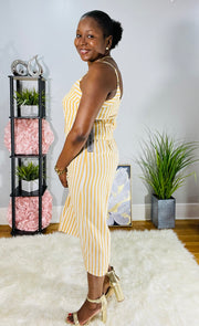 Striped Button Front Skirt - EvrySeason