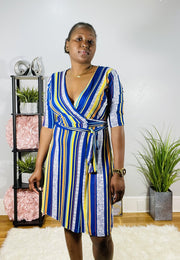 Blue Stripes Dress - EvrySeason